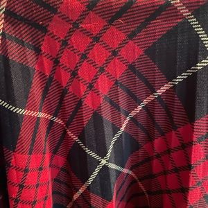 Vintage Rrrrusso red tartan flair skirt Size 12
